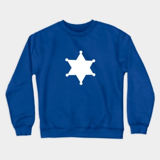 Bad Type Sheriff badge (big, centre) Crewneck Sweatshirt